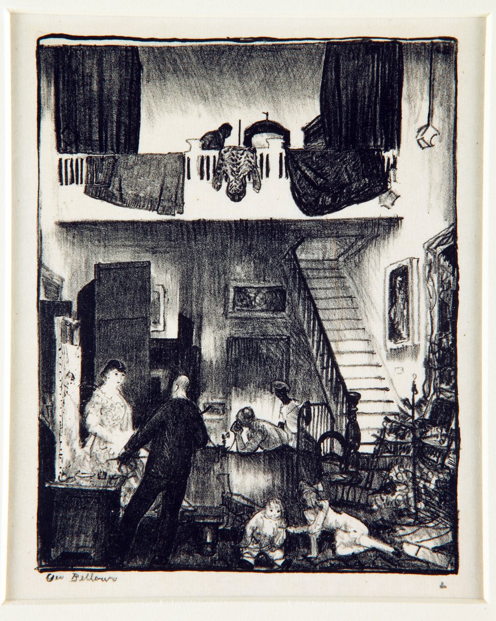 Studio, Boże Narodzenie 1916, 1916 autorstwa George Wesley Bellows