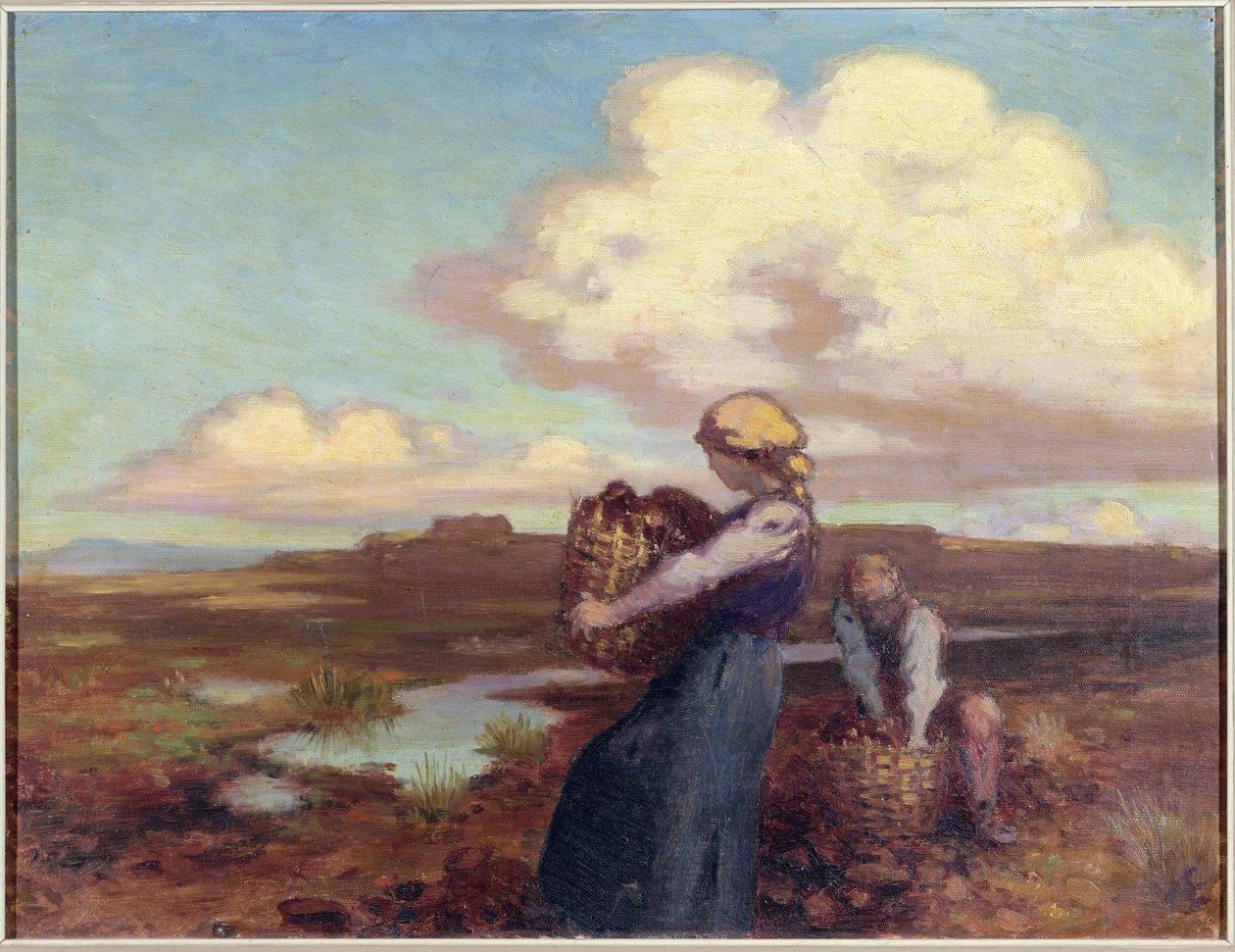 Zbieracze torfu autorstwa George William Russell