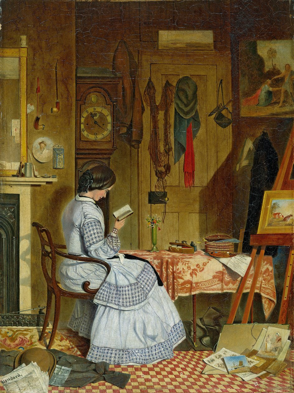 Czekając na artystę, 1859 autorstwa George Winchester