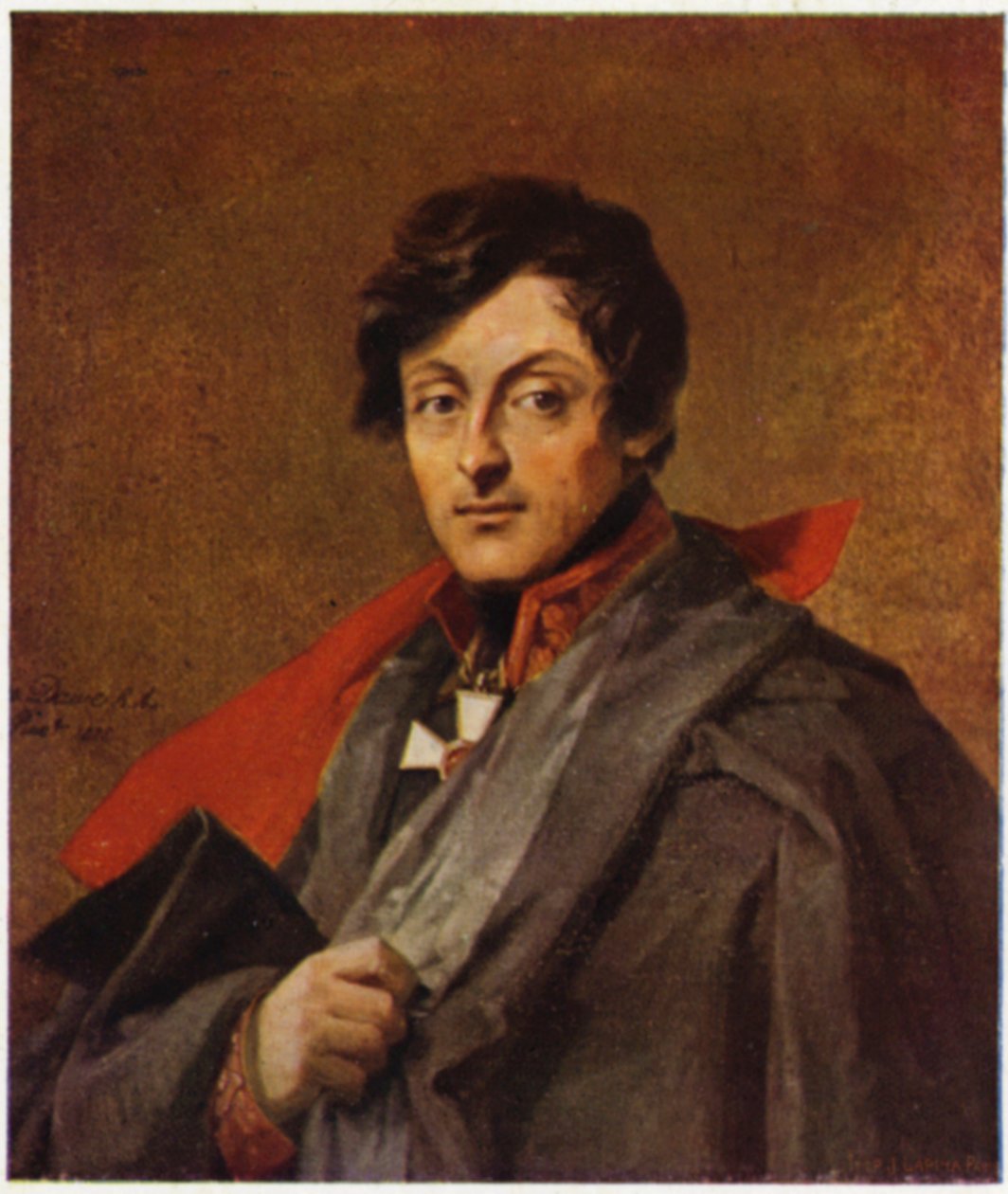 Portret Aleksandra Ostermanna-Tołstoja (kolorowa litografia) autorstwa George (after) Dawe