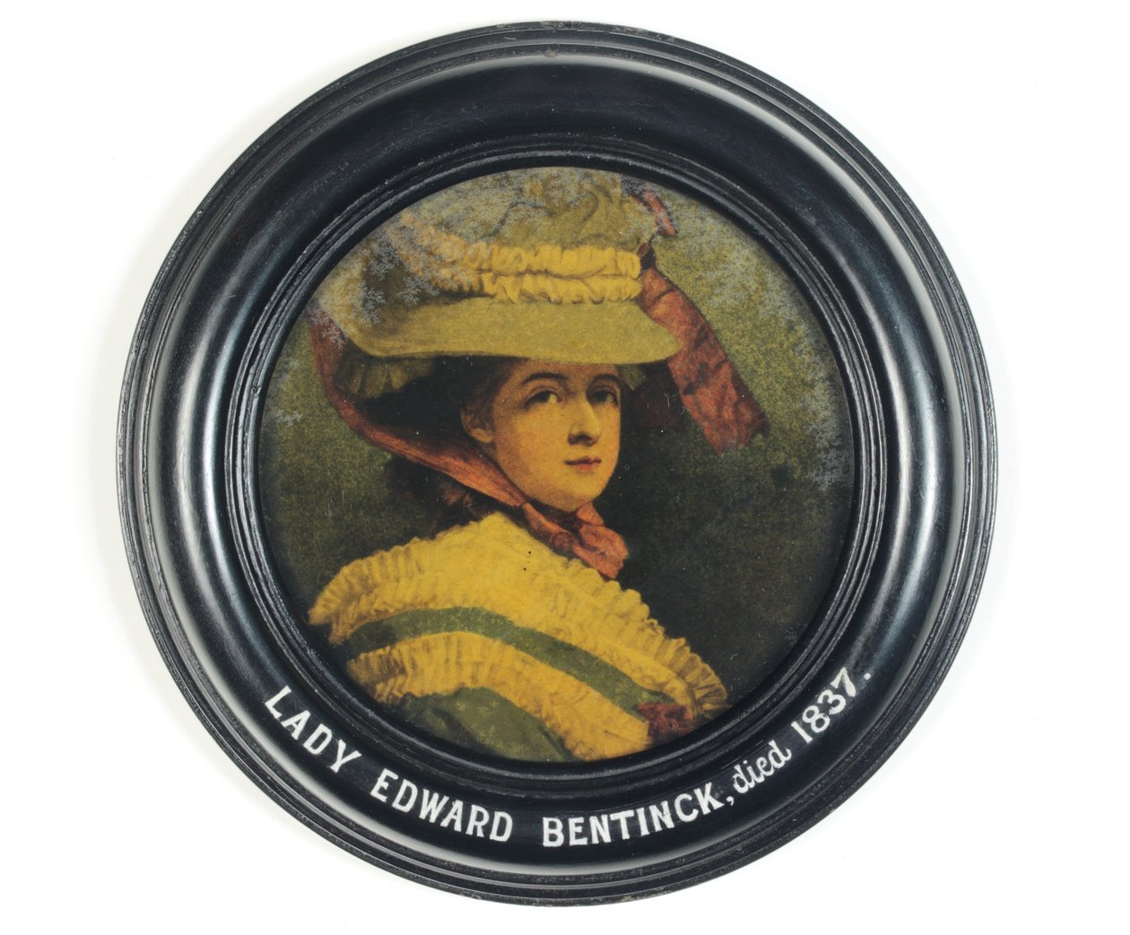 Elizabeth Cumberland, Lady Edward Bentinck (kolor lito) autorstwa George (after) Romney