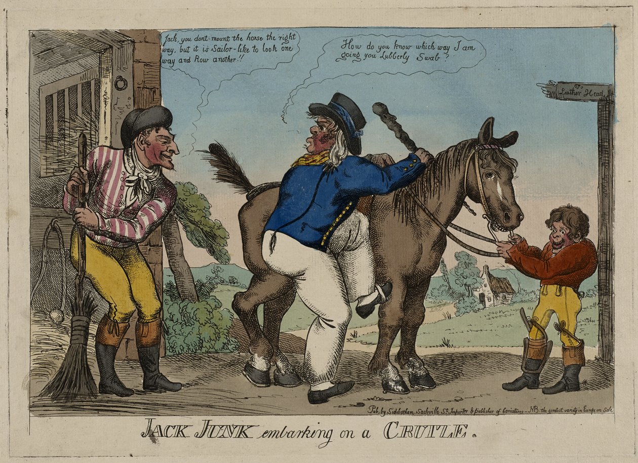 JACK JUNK Wyrusz w rejs autorstwa George (attr. to) Cruikshank