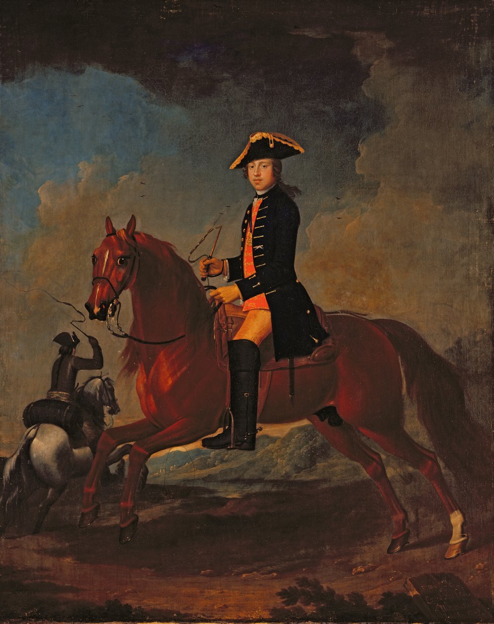 Pan Dawson z Retford, ok. 1749 (olej na płótnie) autorstwa George (attr.to) Stubbs