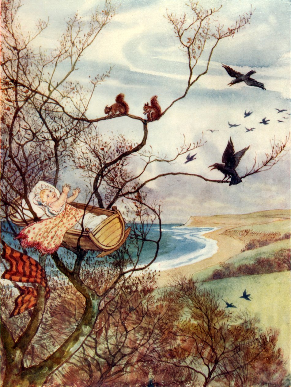 Hush-a-By, Baby (kolorowa litografia) autorstwa George 9th Earl of Carlisle Howard