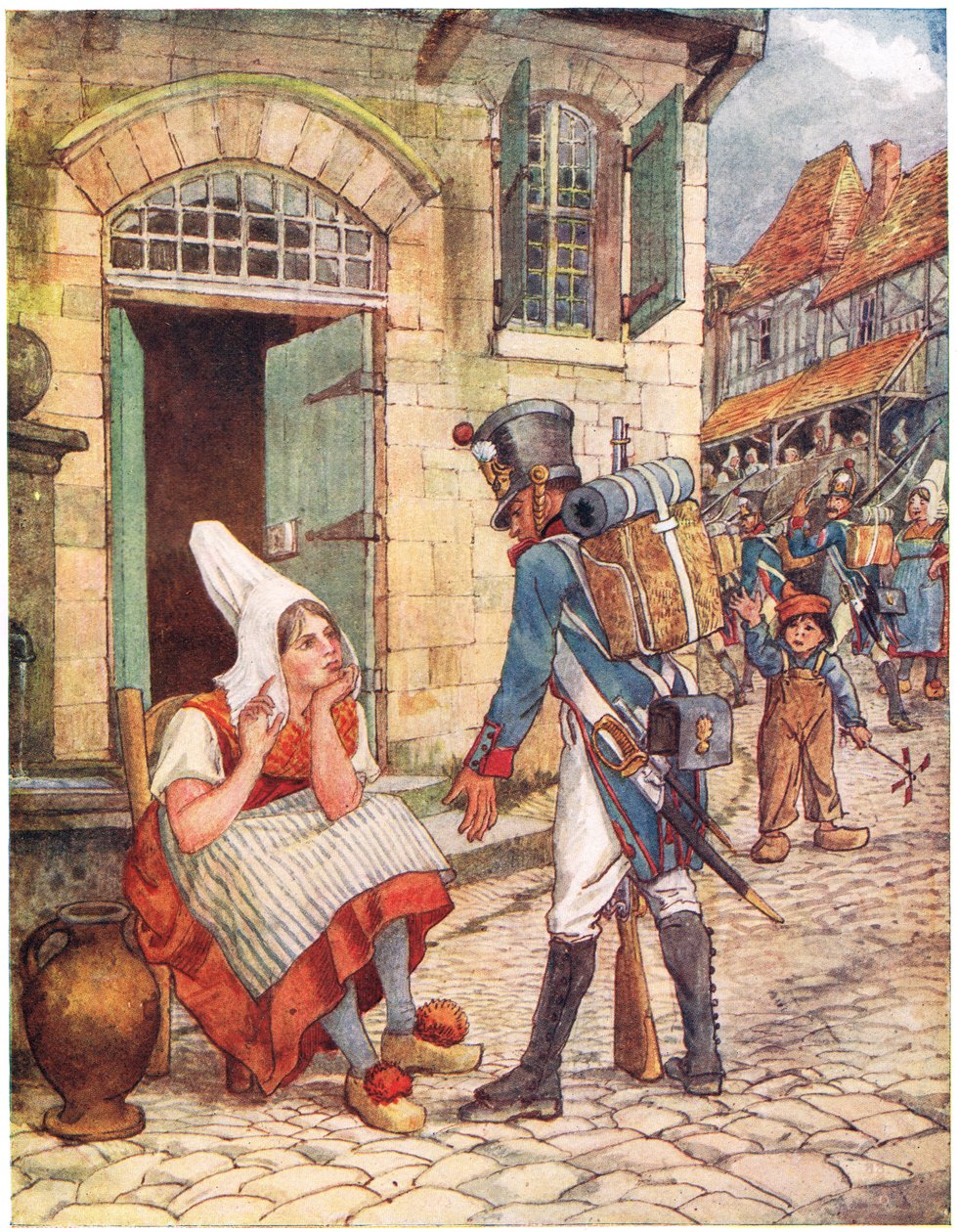 Jeanette i Jeannot, ilustracja z „Śpiewnika obrazkowego”, 1910 autorstwa George, 9th Earl of Carlisle Howard