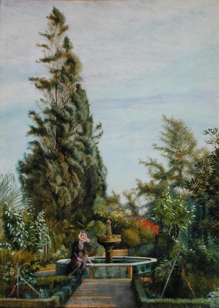 Lady Aurea Howard (akwarela na papierze) autorstwa George 9th Earl of Carlisle Howard