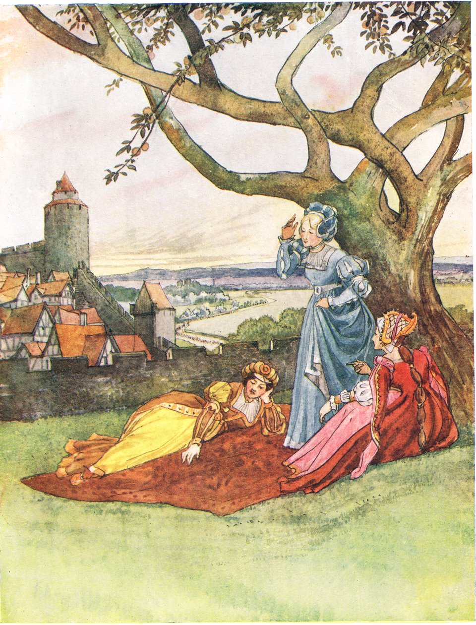Les Trois Princesses, ilustracja z 