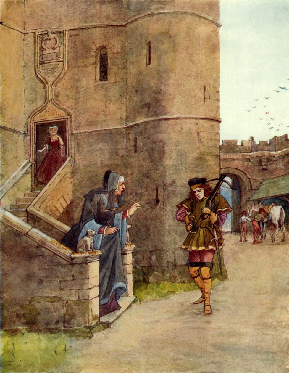 Lord Ronald (kolorowa litografia) autorstwa George 9th Earl of Carlisle Howard