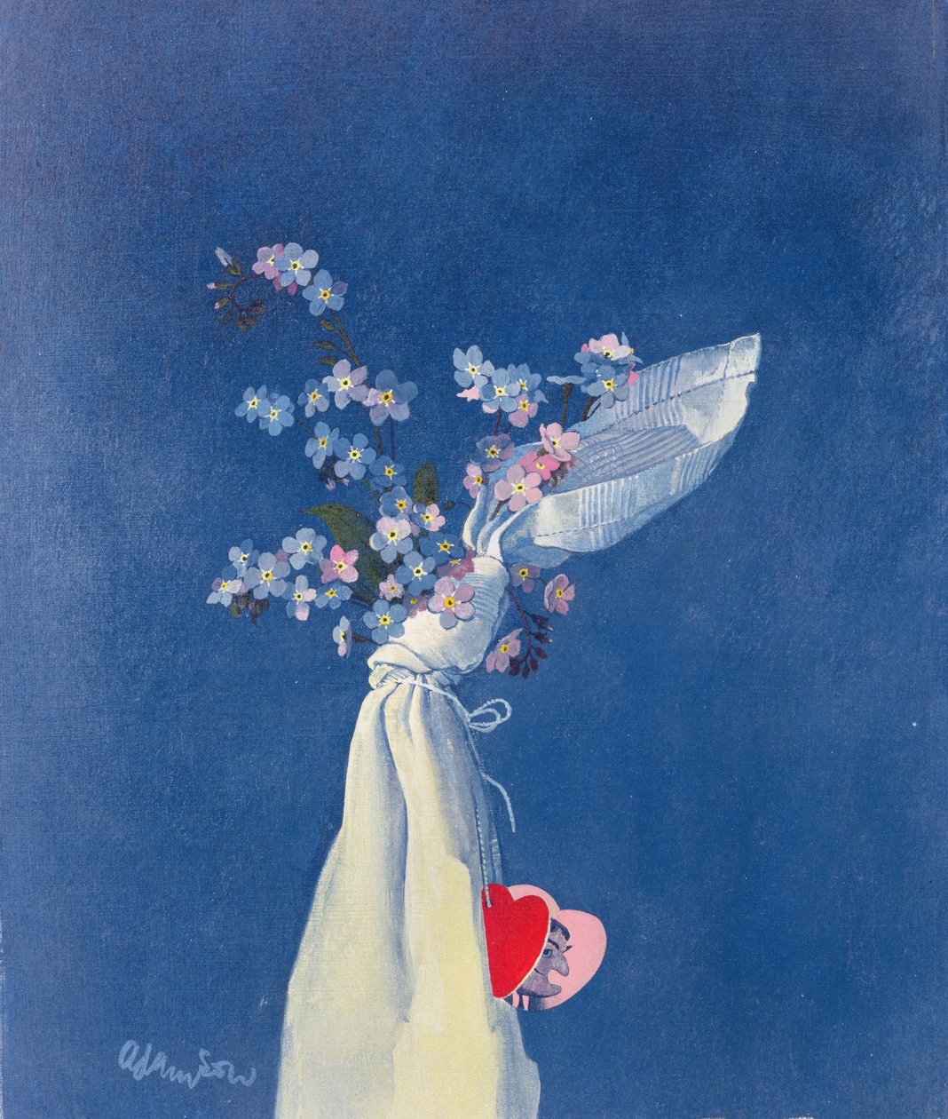 Forget-Me-Knot (z okładki magazynu Punch z 14 lutego 1968) autorstwa George Adamson
