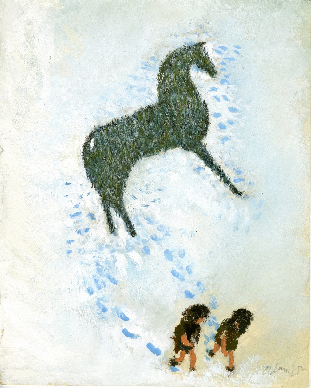 Nie biały koń autorstwa George Adamson