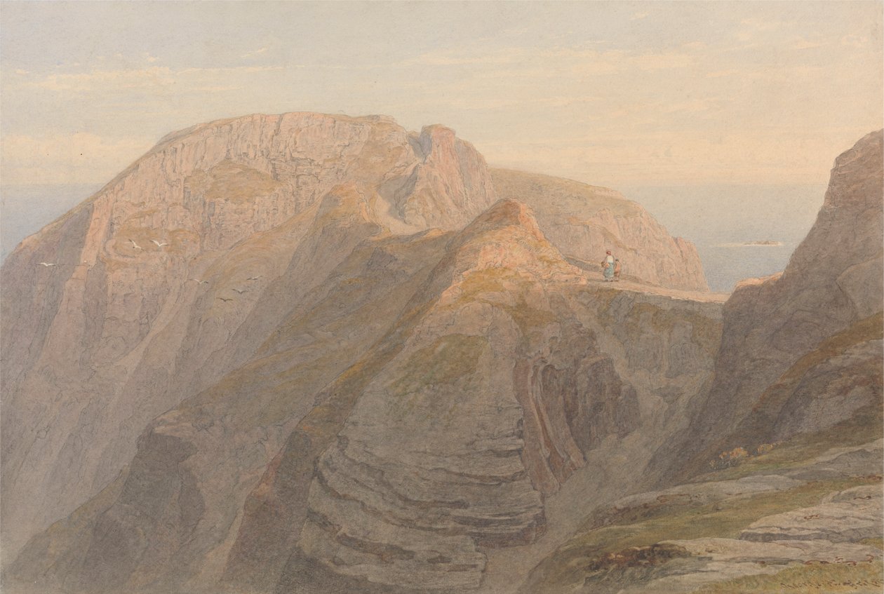 Coupée, wyspa Sark autorstwa George Arthur Fripp