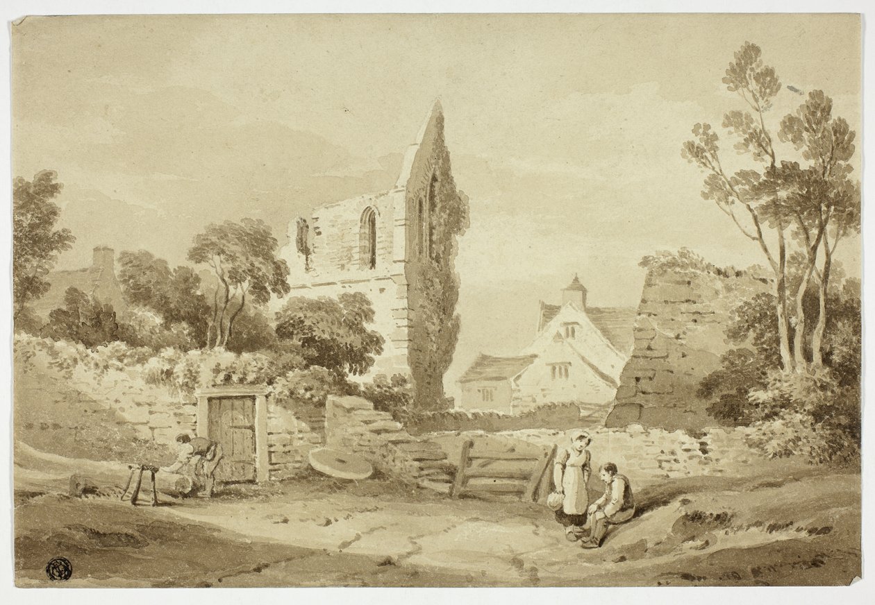 Opactwo Wenlock, Sharpshire autorstwa George Augustus Holmes
