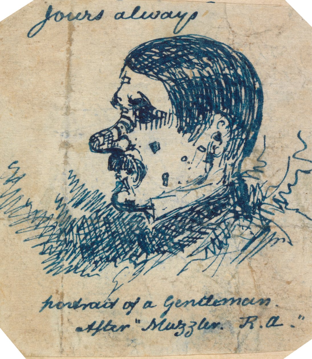Autoportret autorstwa George Augustus Sala