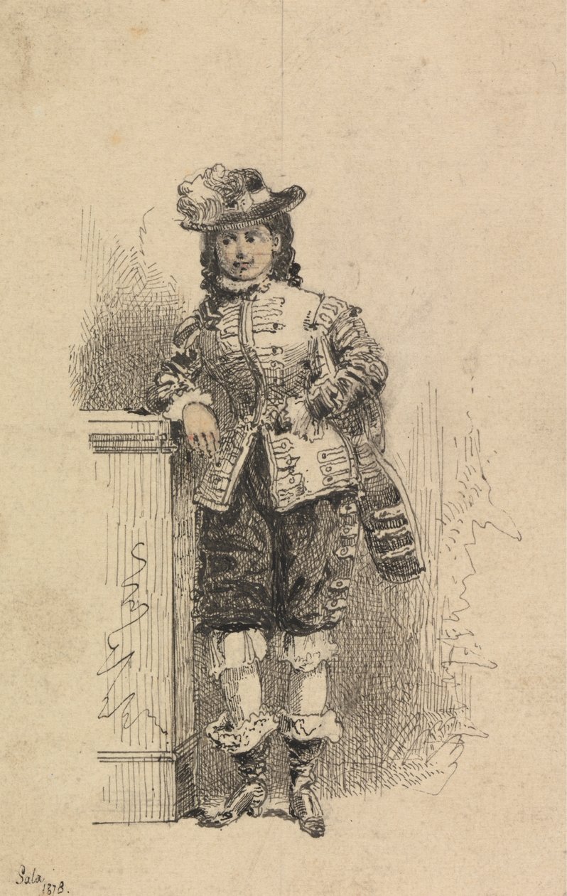 Młody kawaler autorstwa George Augustus Sala