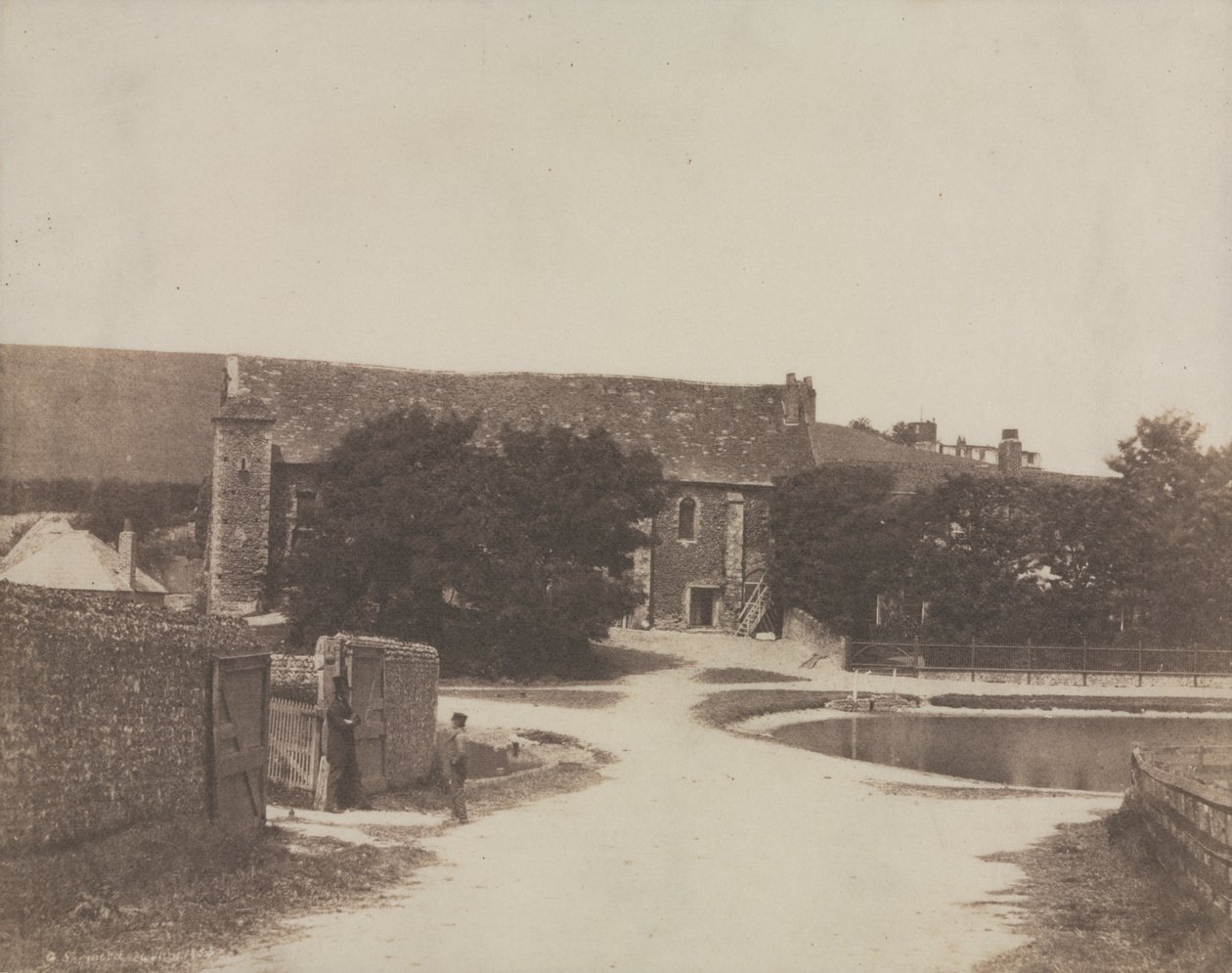 Klasztor, Lyminge autorstwa George B. Shepherd