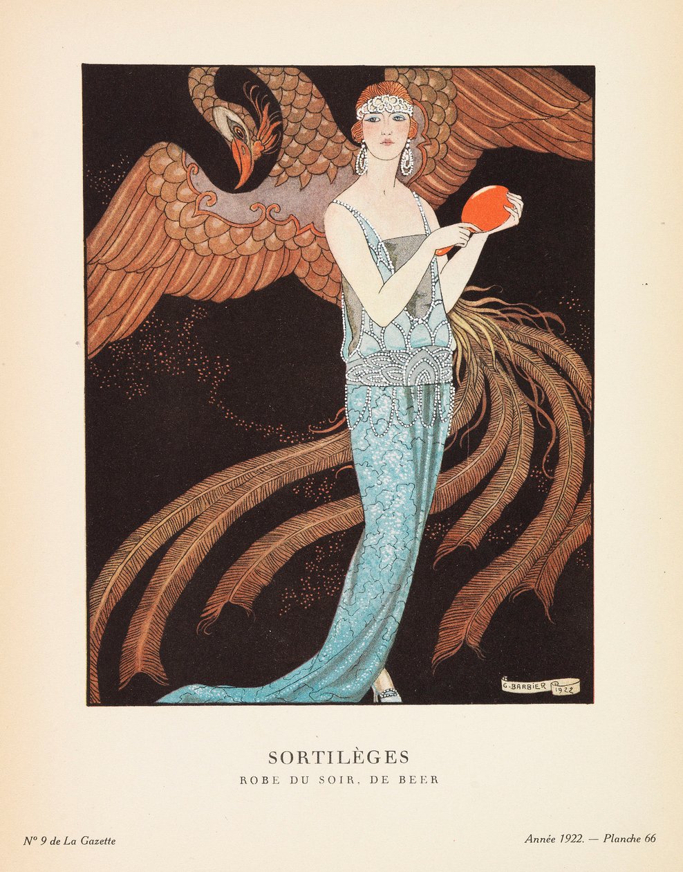 Gazette du Bon Ton, 1922. autorstwa George Barbier