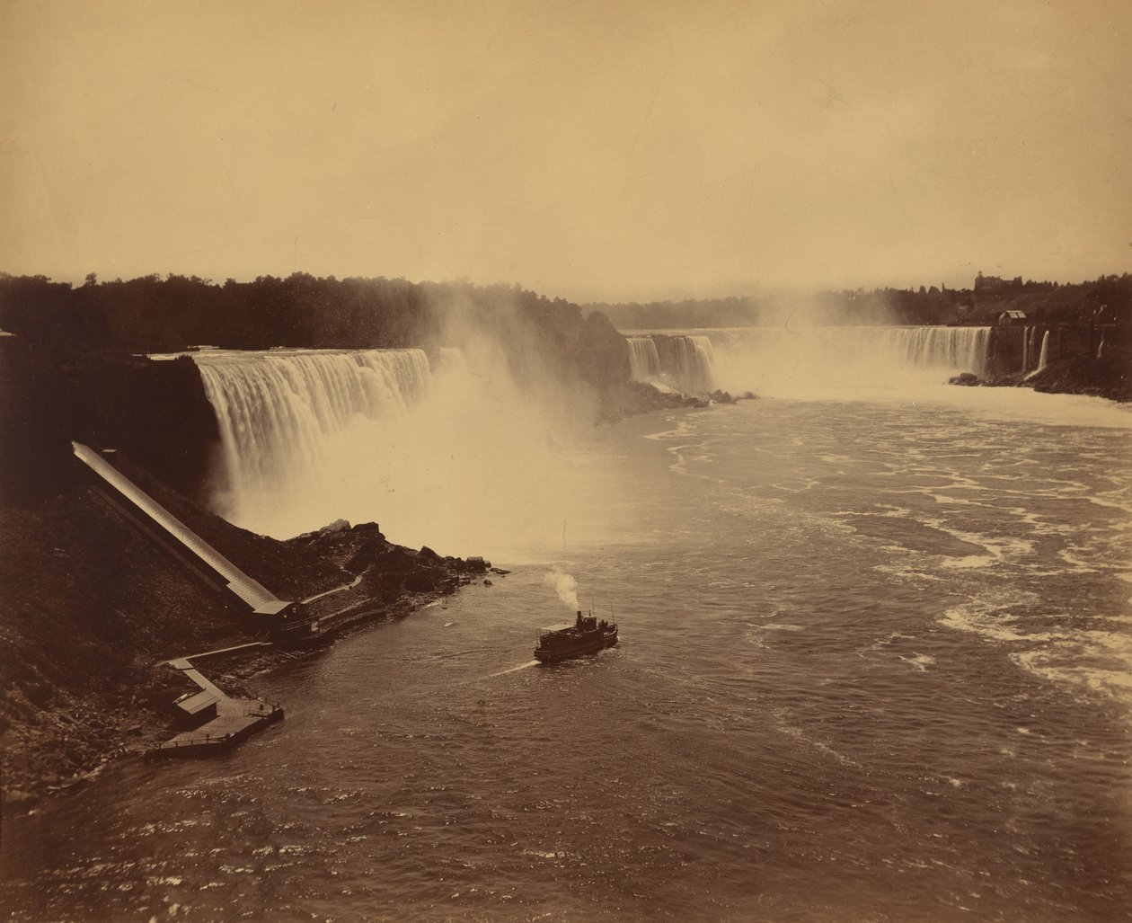Wodospad Niagara 1890. autorstwa George Barker