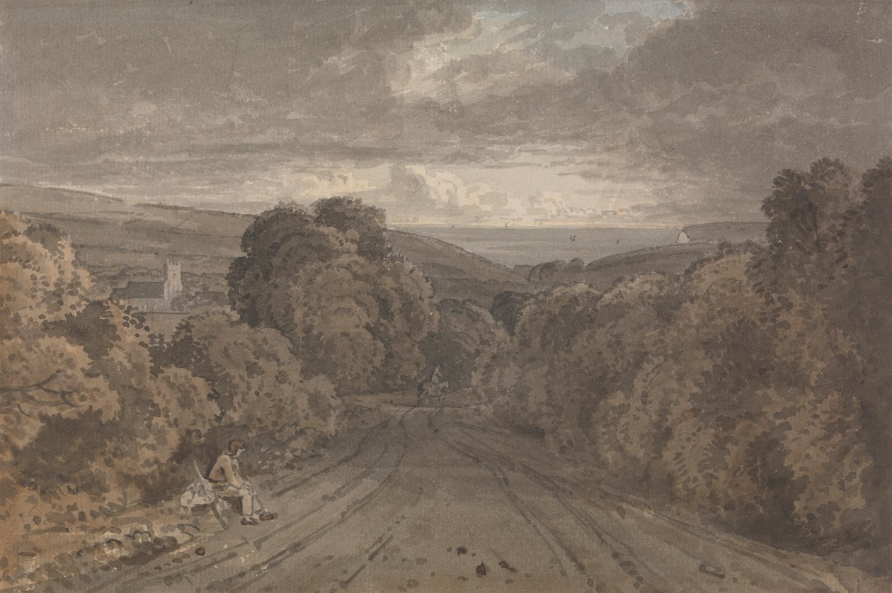 Dojazd do Hastings autorstwa George Barret Jr.