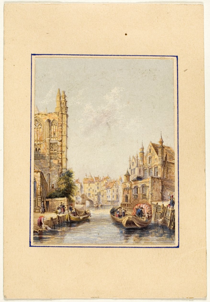 Abbeville autorstwa George Baxter
