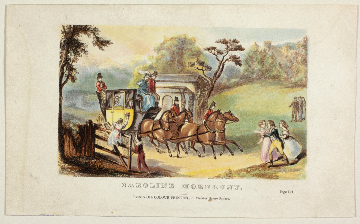 Caroline Mordaunt autorstwa George Baxter