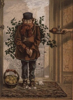 Boże Narodzenie (druk) autorstwa George Baxter