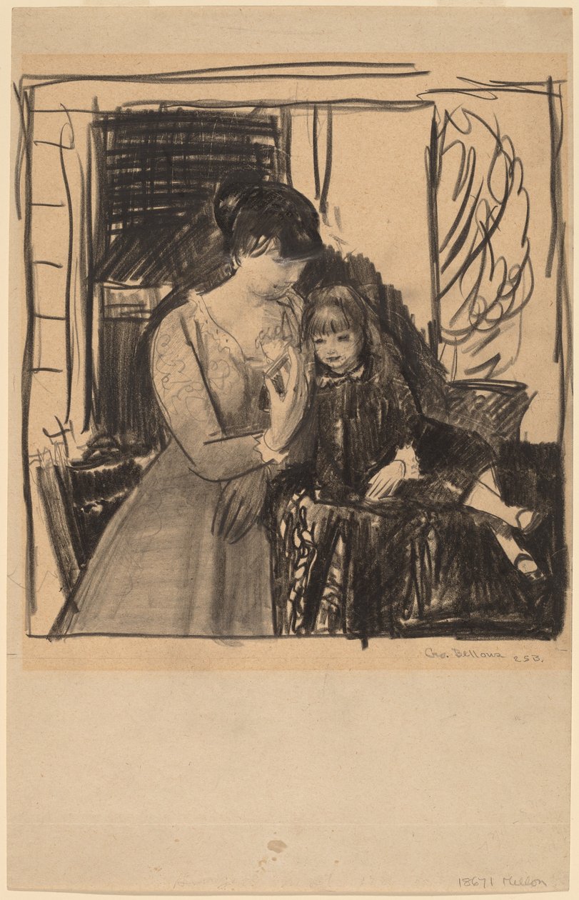 Anna i jej matka autorstwa George Bellows