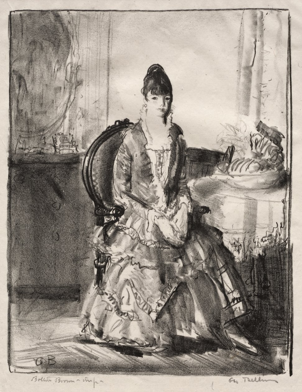 Kompozycja „Emma w pokoju” autorstwa George Bellows