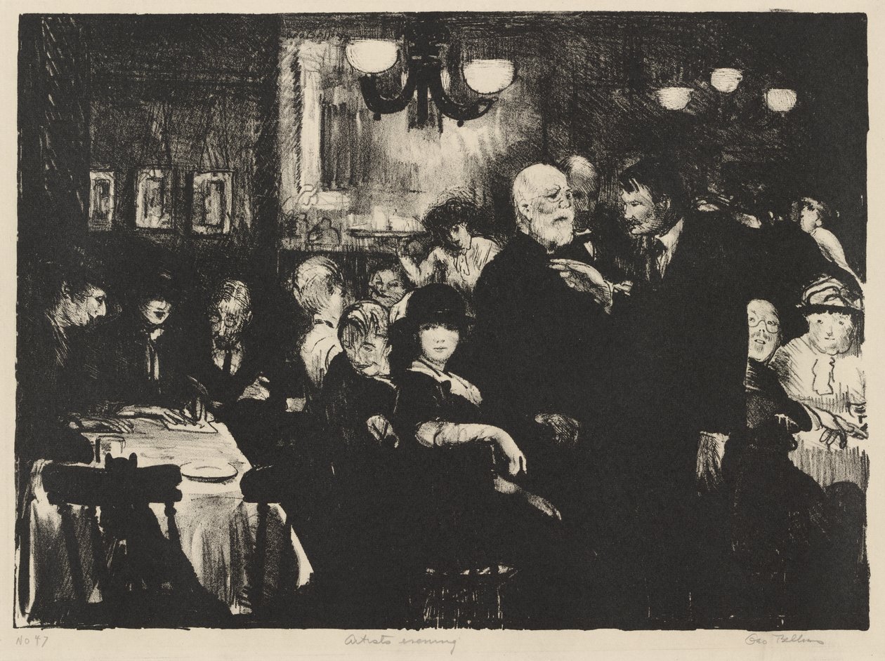 Wieczór artystyczny autorstwa George Bellows