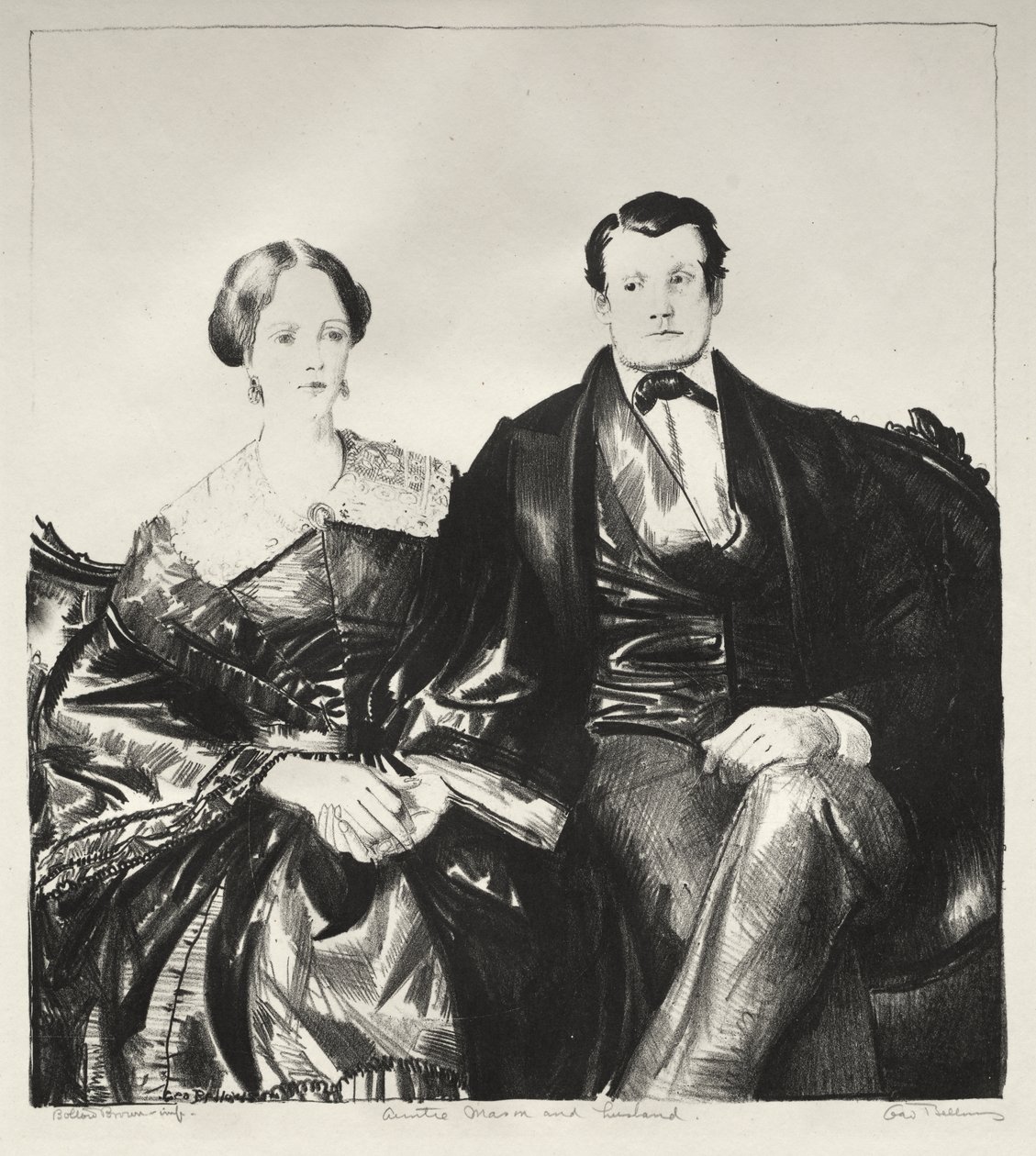 Ciotka Mason i jej mąż autorstwa George Bellows