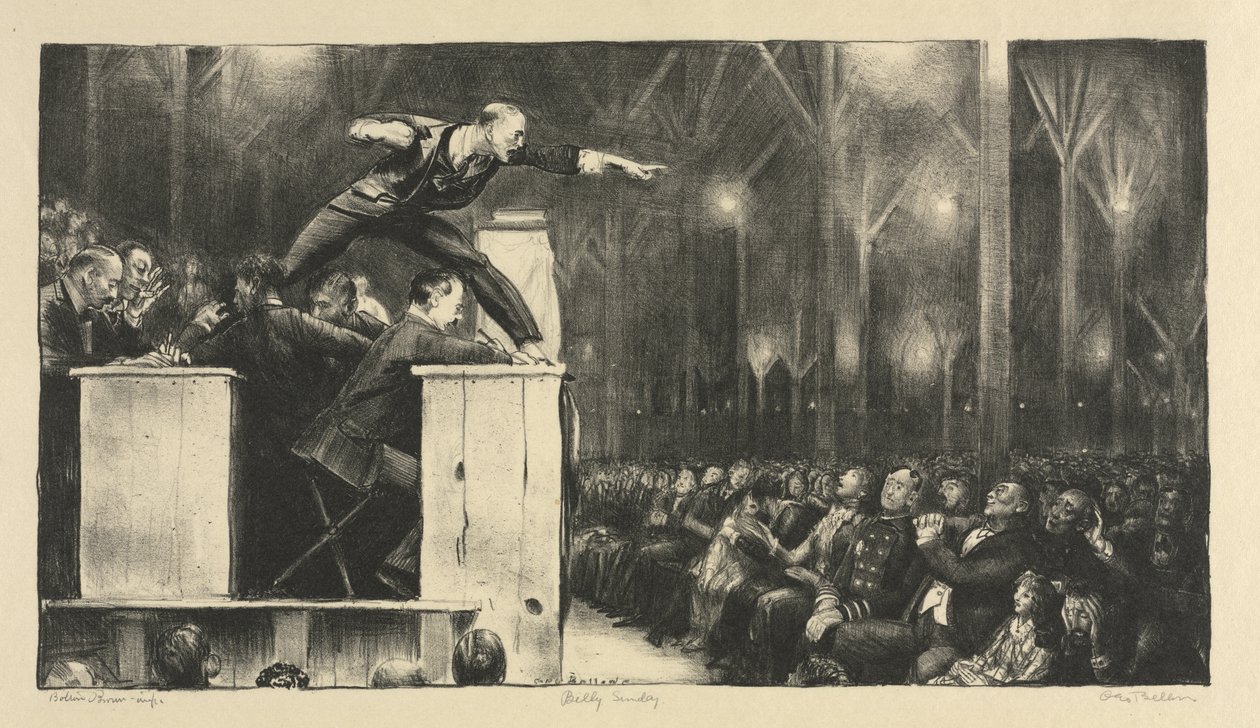 Billy Sunday autorstwa George Bellows