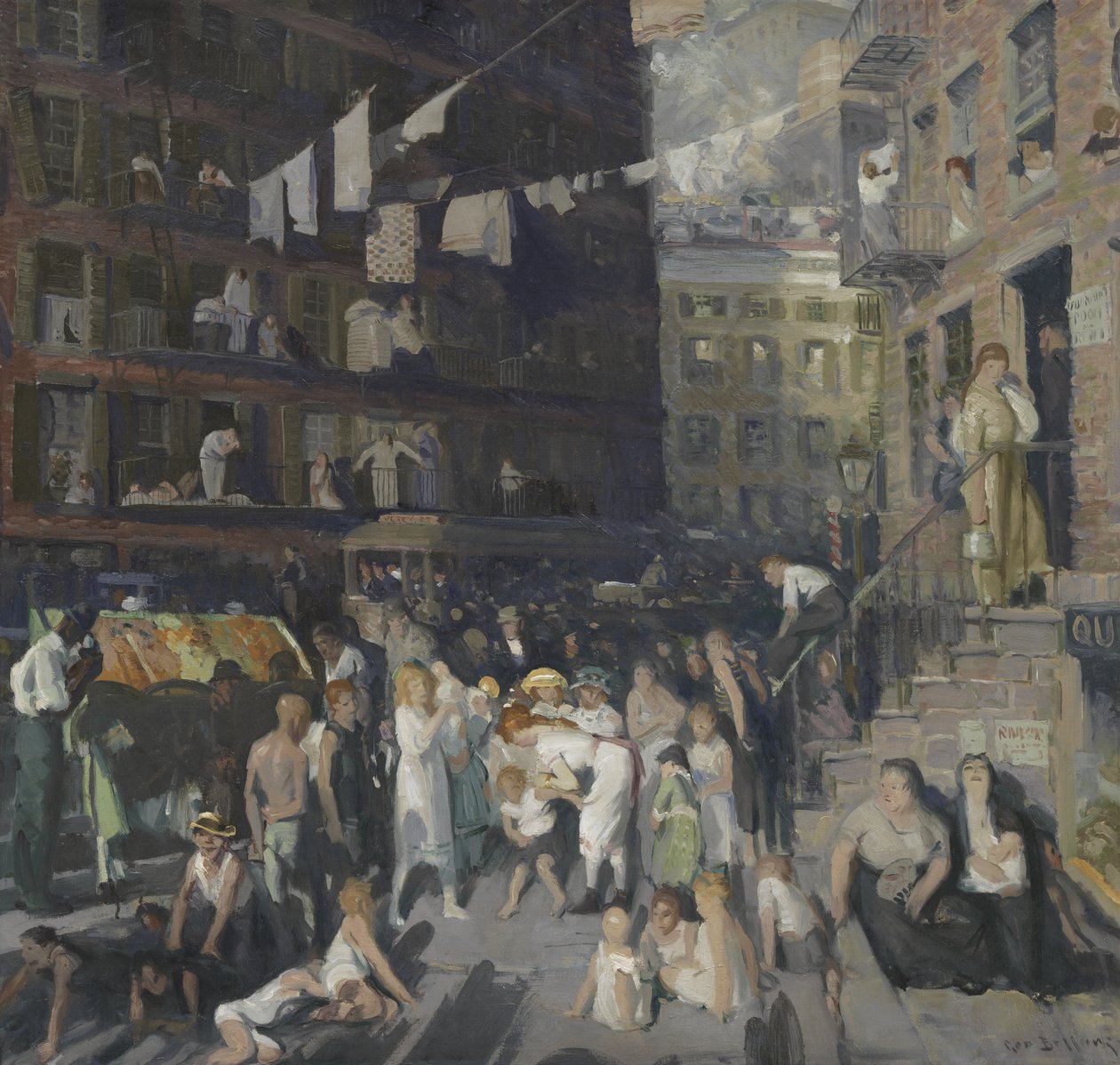 Mieszkańcy klifów autorstwa George Bellows