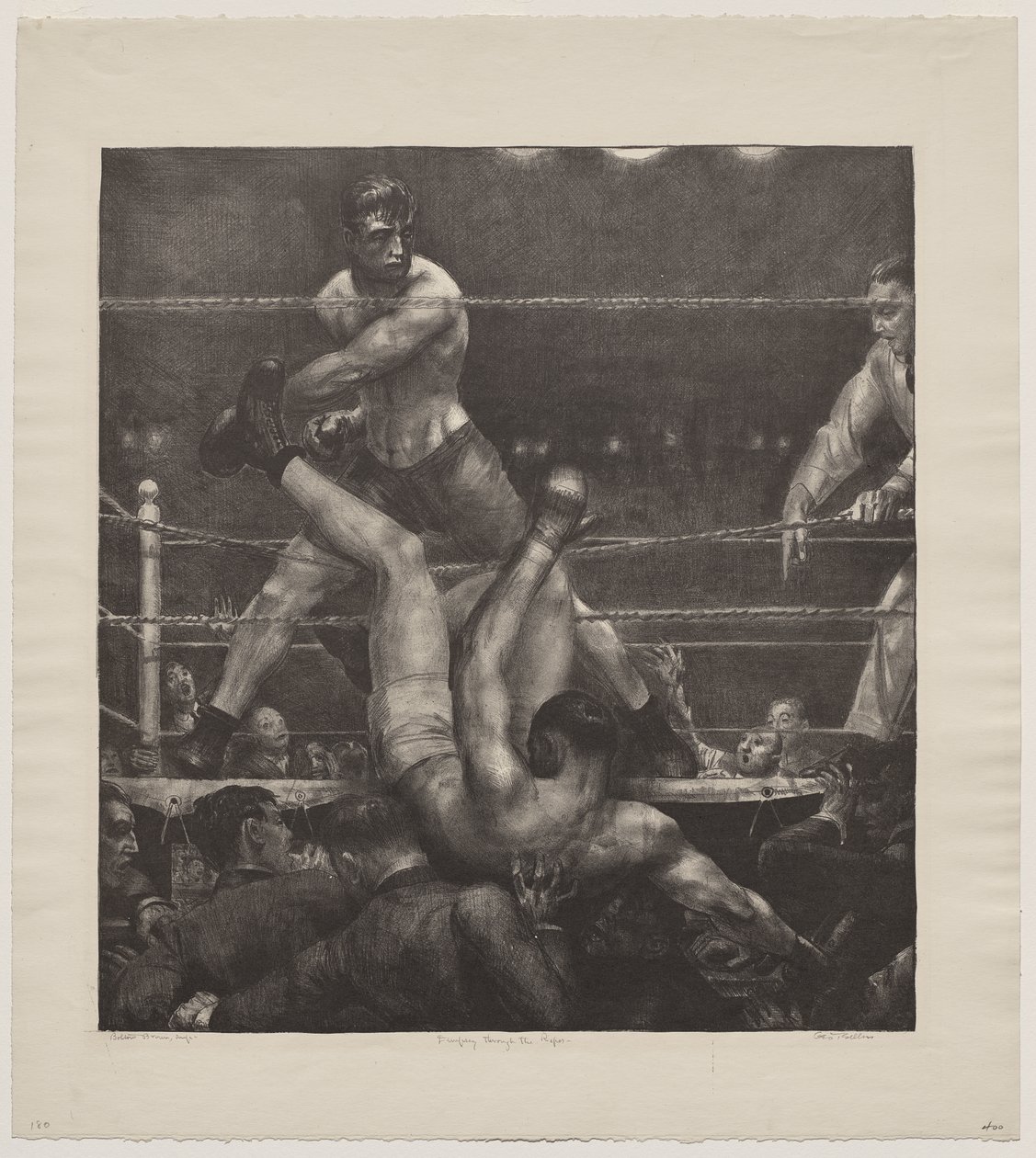 Dempsey między linami autorstwa George Bellows