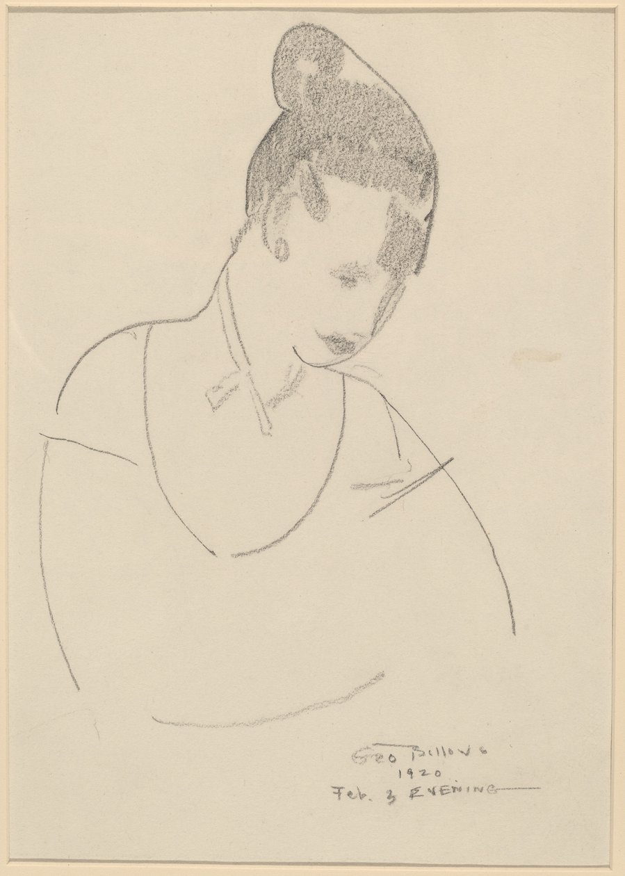 Elsie Speicher [verso] autorstwa George Bellows
