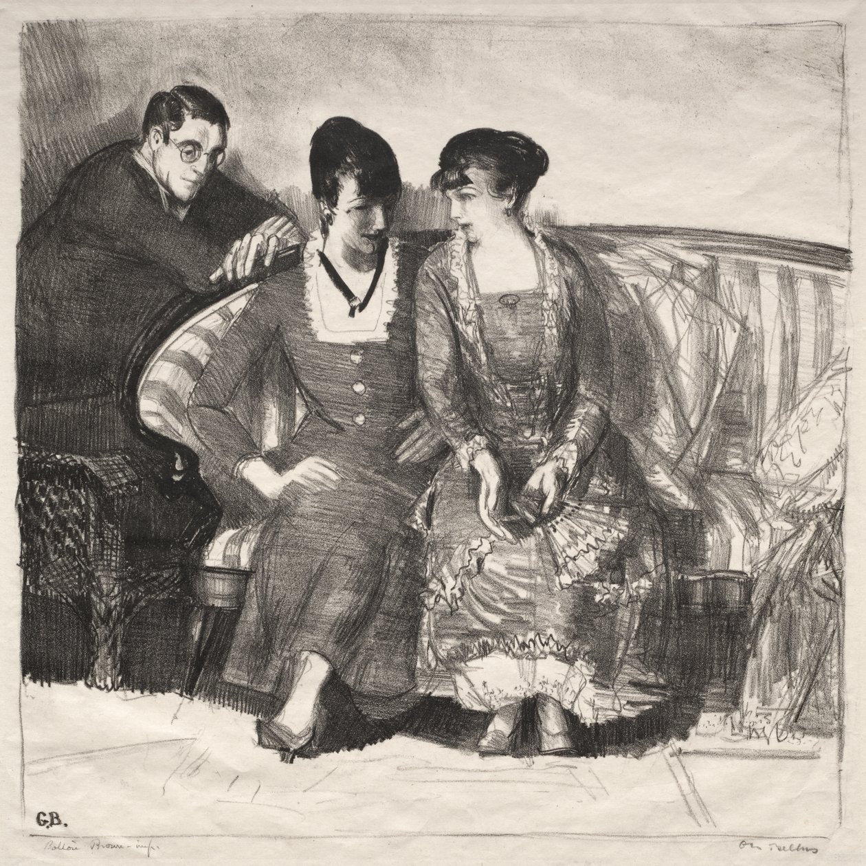 Emma, Elsie i Gene autorstwa George Bellows