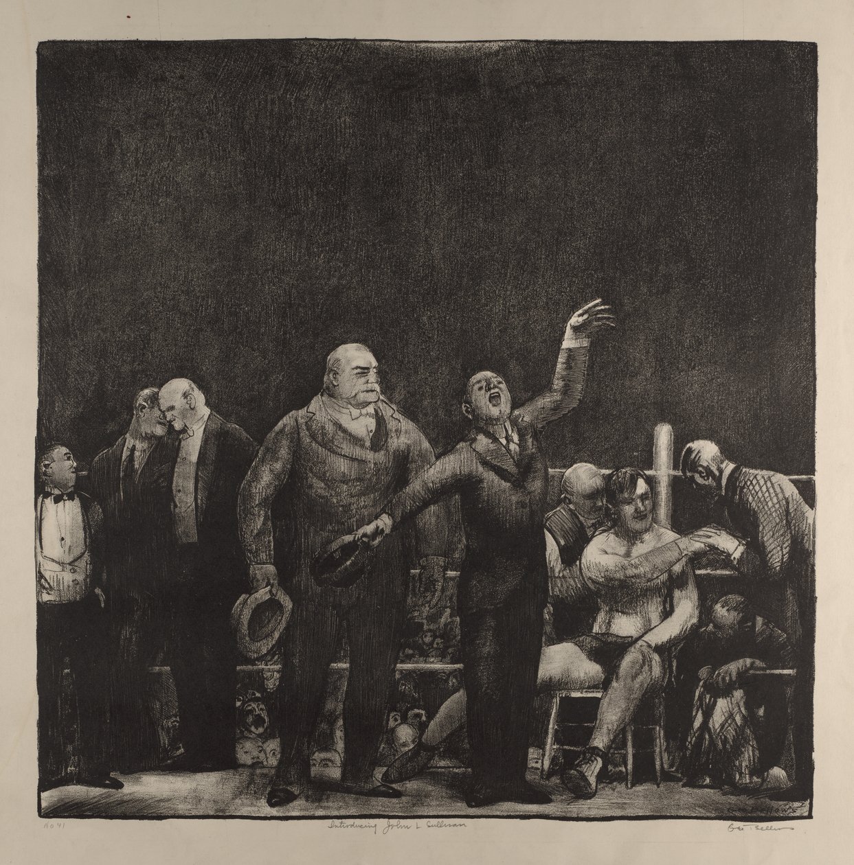 Przedstawiamy Johna L. Sullivana autorstwa George Bellows