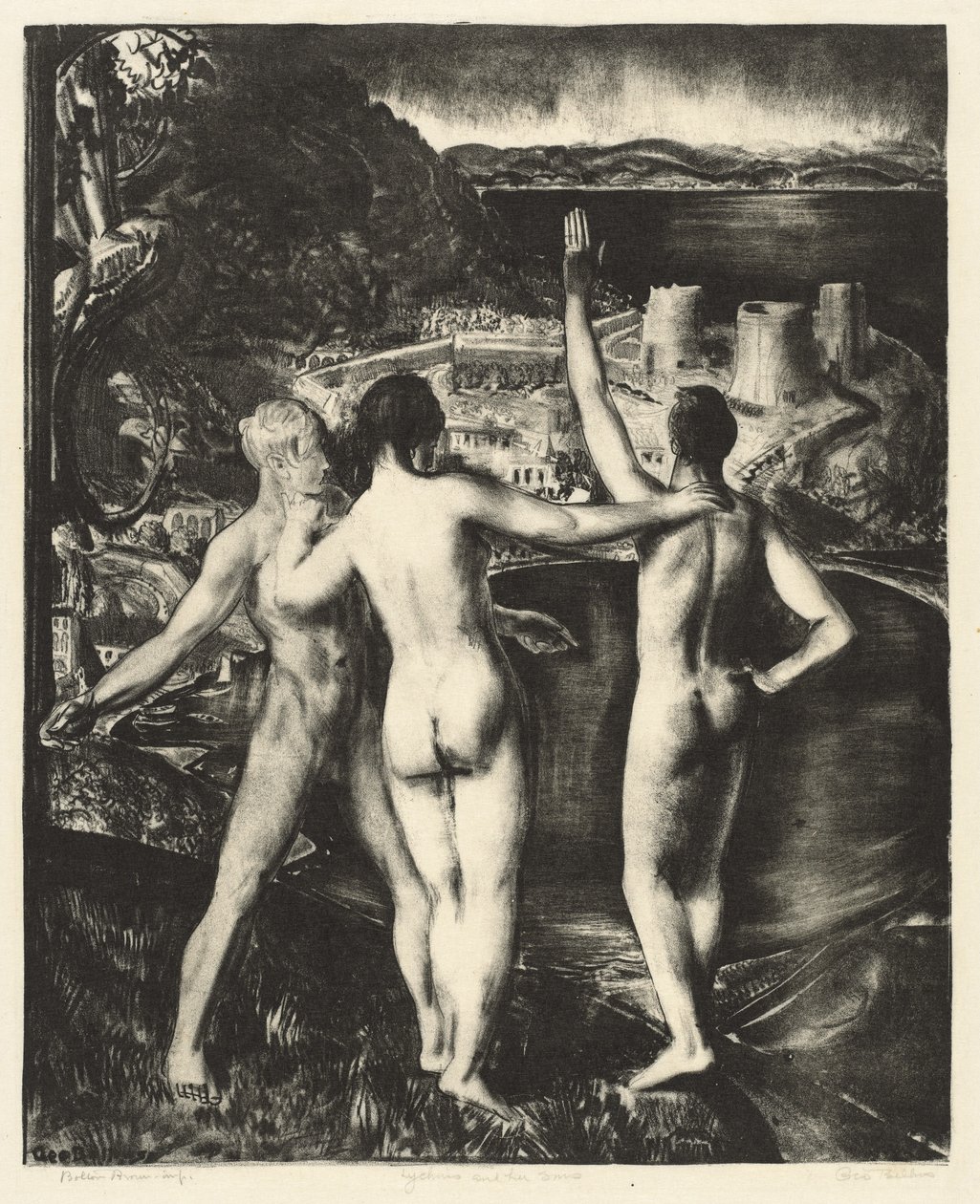 Lychnis i jej synowie autorstwa George Bellows