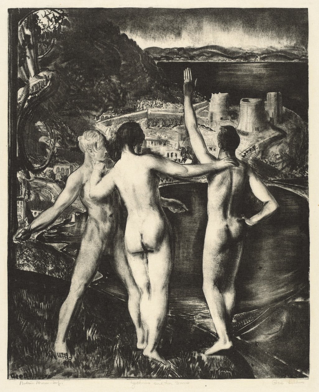 Lychnis i jej synowie autorstwa George Bellows