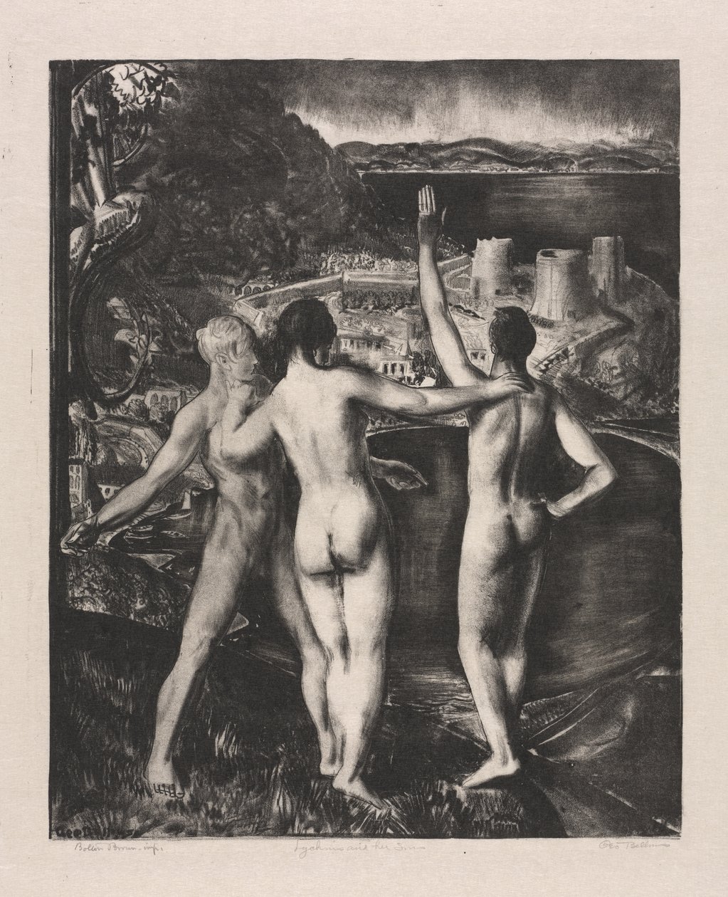 Lychnis i jej synowie autorstwa George Bellows