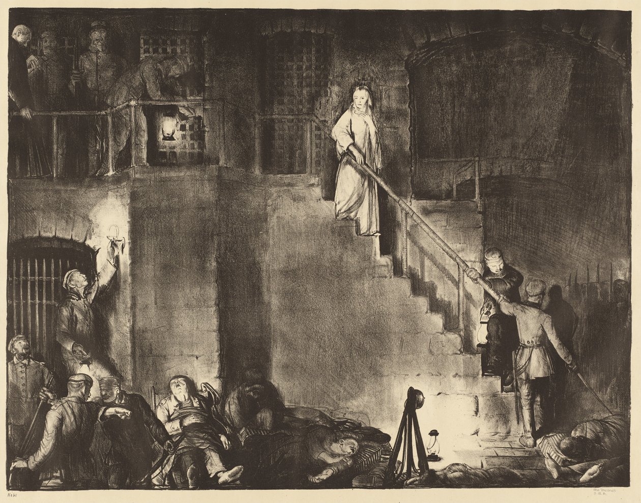 Morderstwo Edith Cavell autorstwa George Bellows