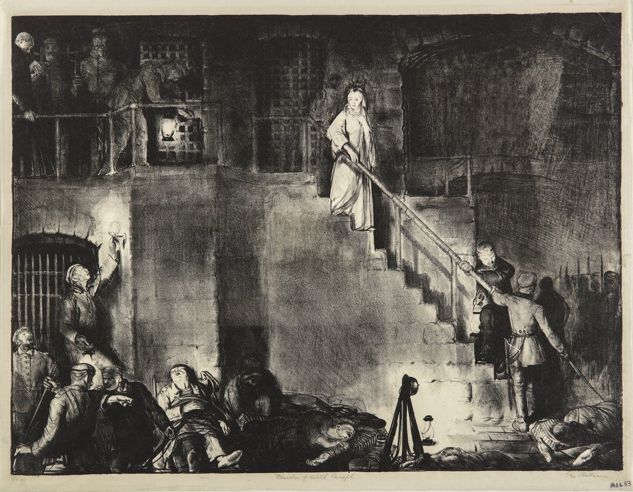 Morderstwo Edith Cavell autorstwa George Bellows