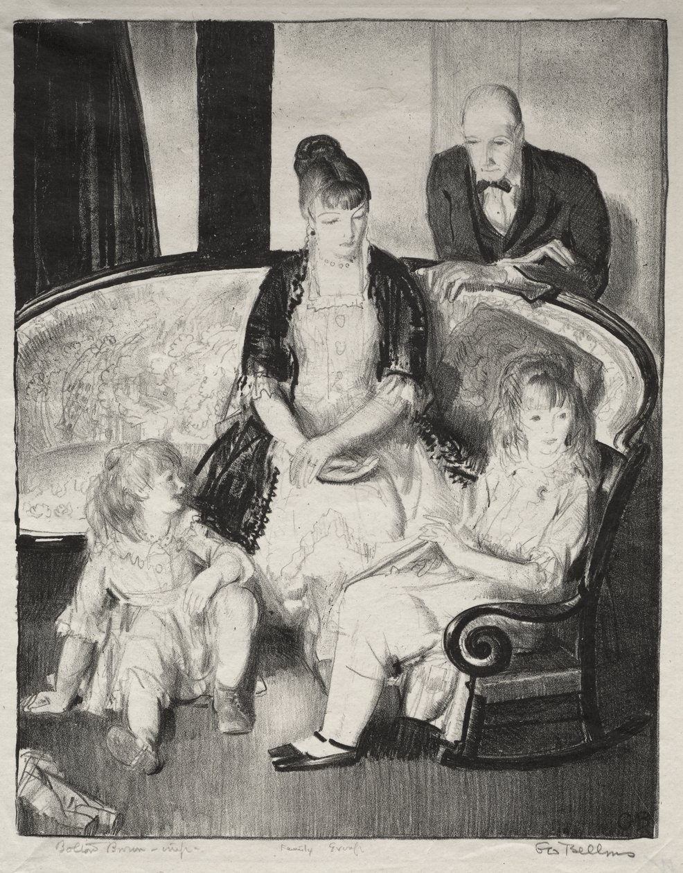 Moja rodzina, Drugi kamień autorstwa George Bellows