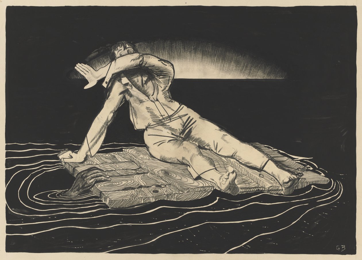 Na tratwie autorstwa George Bellows
