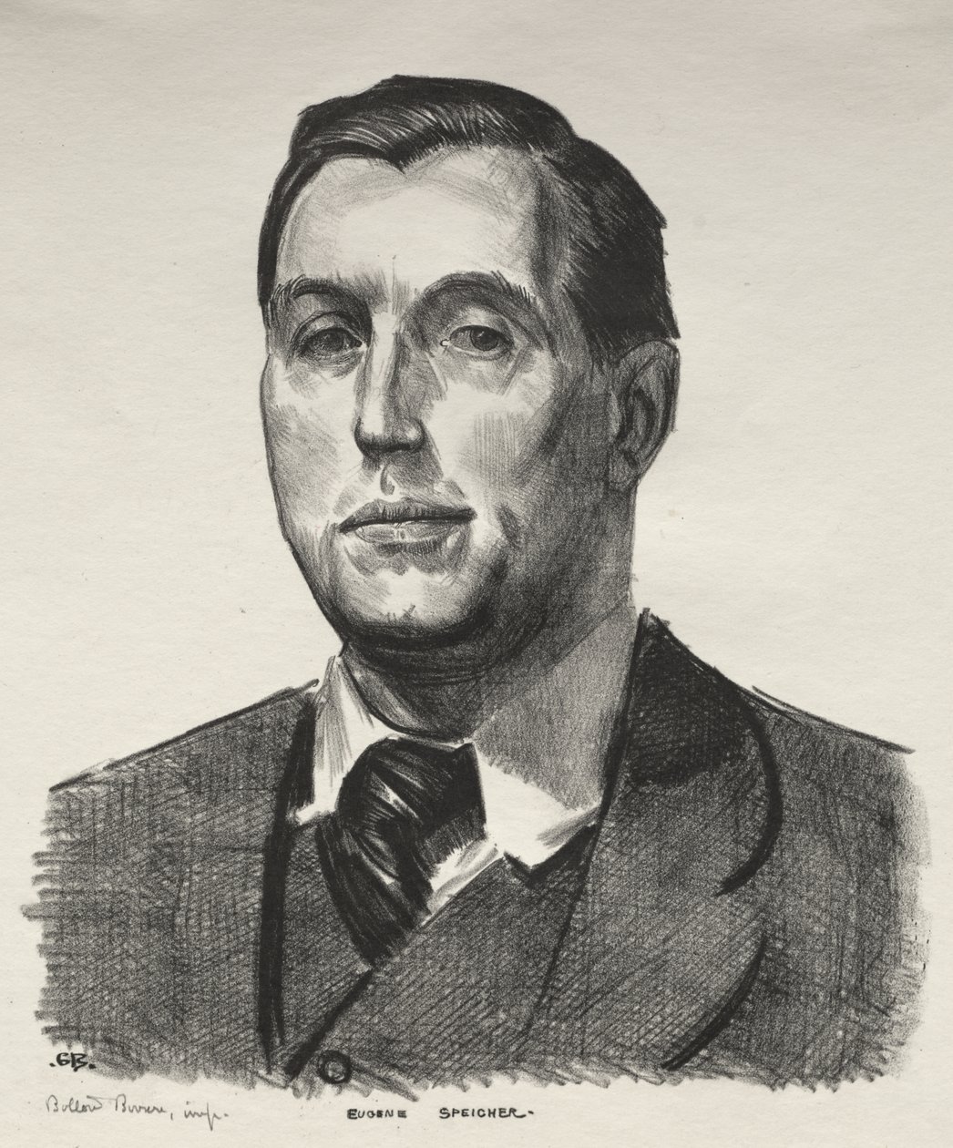 Portret Eugene’a Speichera, „Second Stone” autorstwa George Bellows