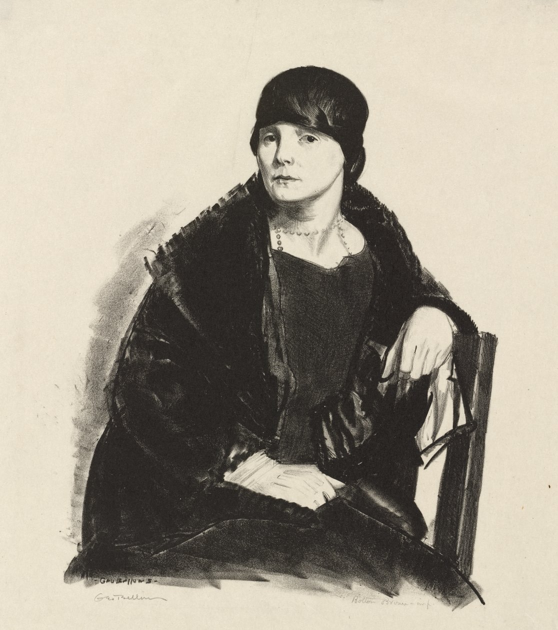 Portret pani R. autorstwa George Bellows