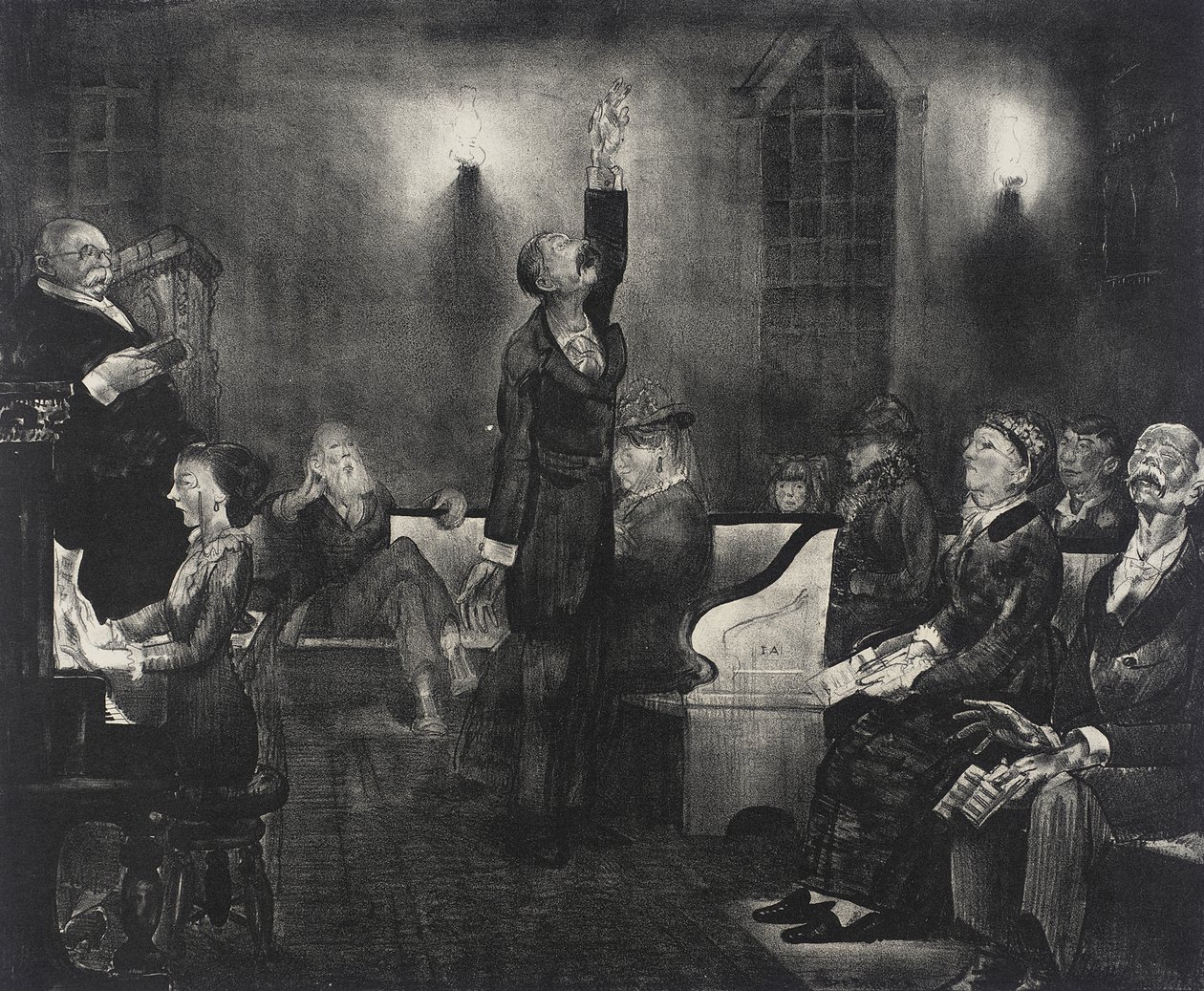 Spotkanie modlitewne nr 2 autorstwa George Bellows