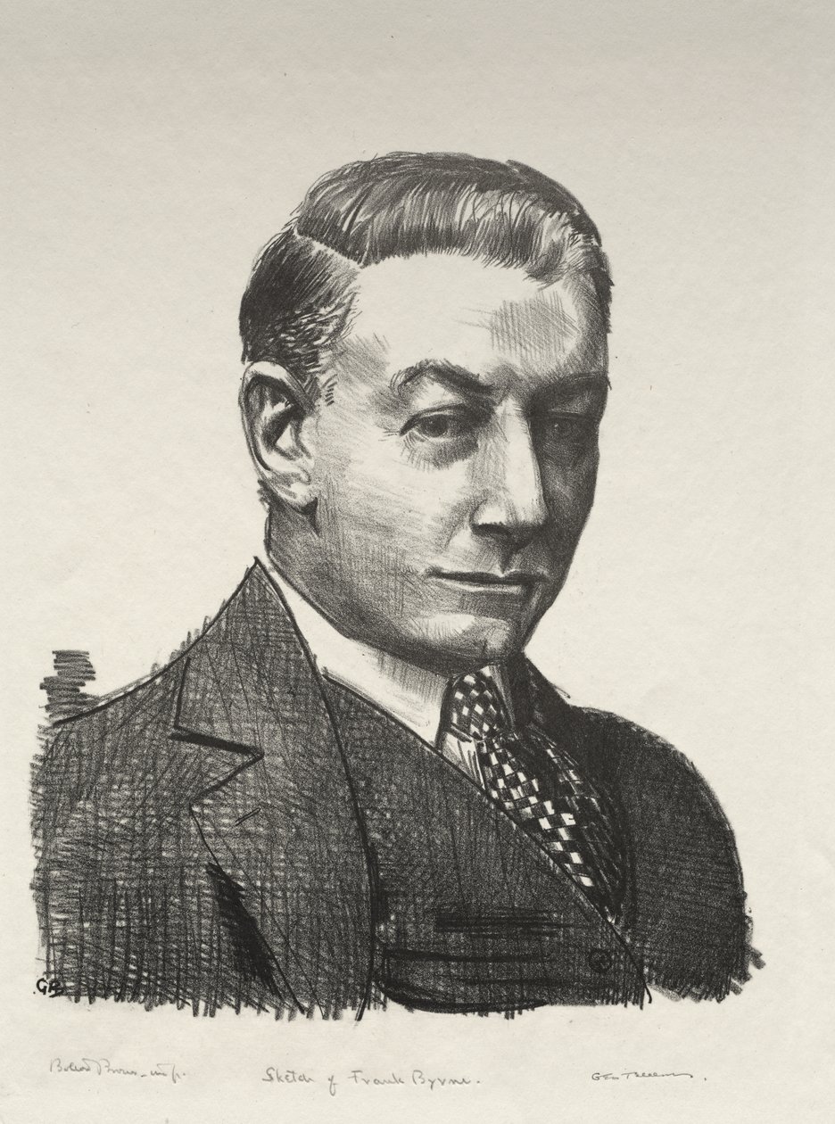 Szkic Franka Byrne’a autorstwa George Bellows