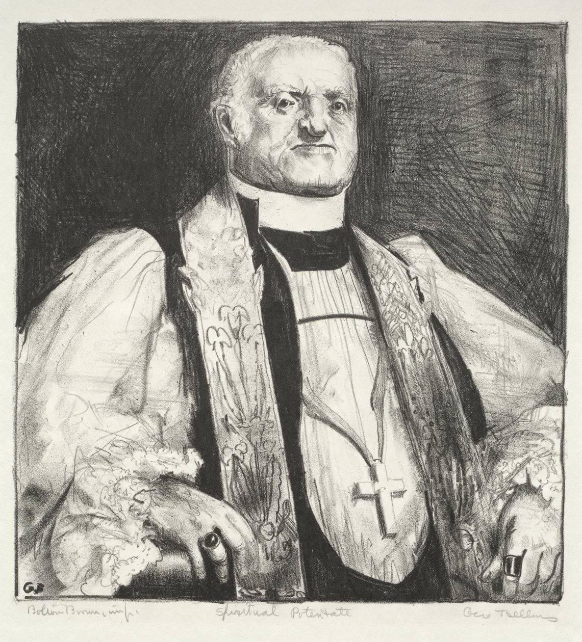Duchowy władca autorstwa George Bellows