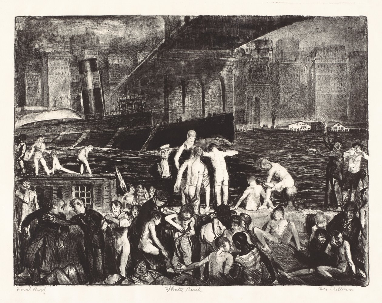 Plaża Splinter autorstwa George Bellows