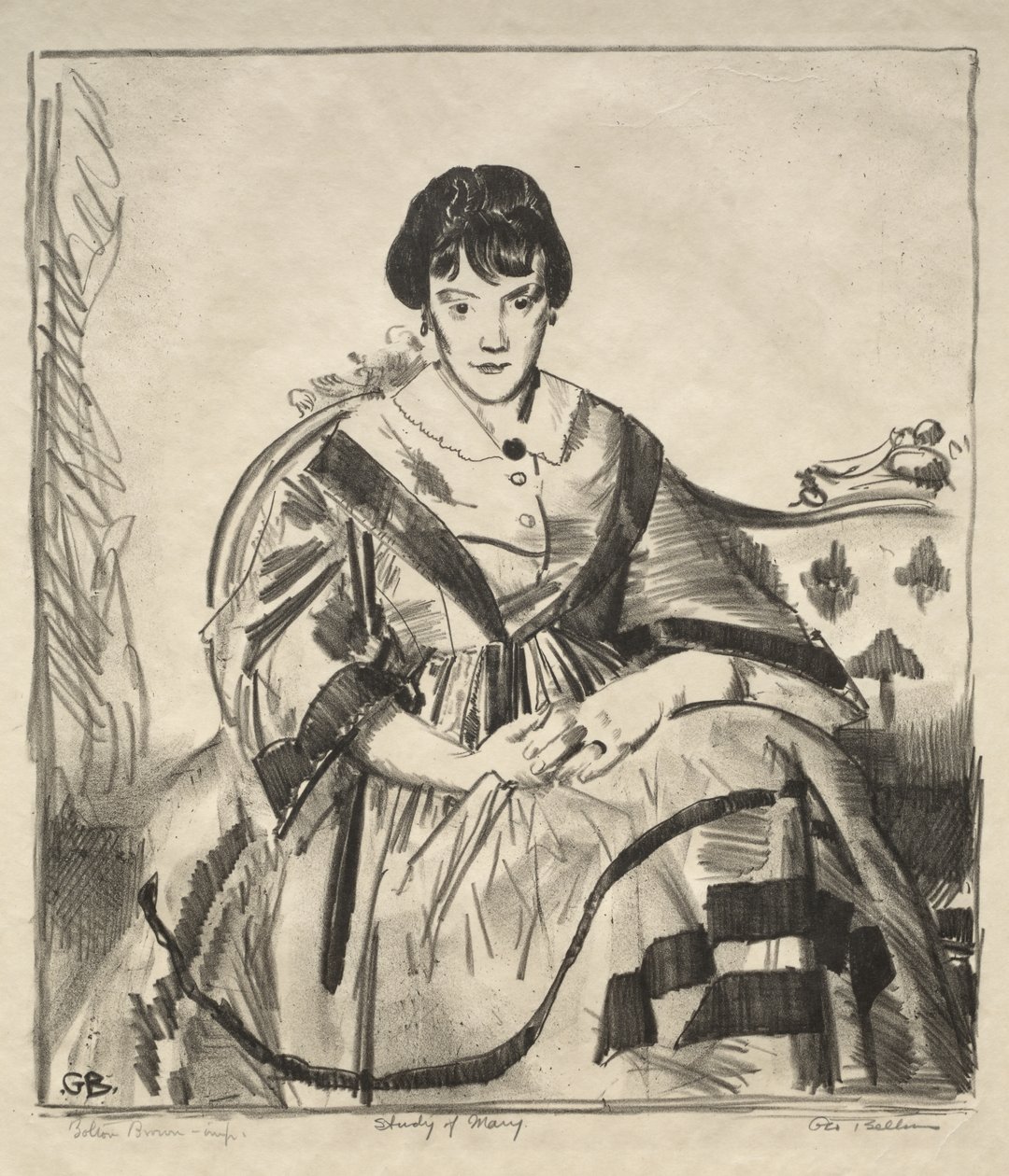Studium o Maryi autorstwa George Bellows