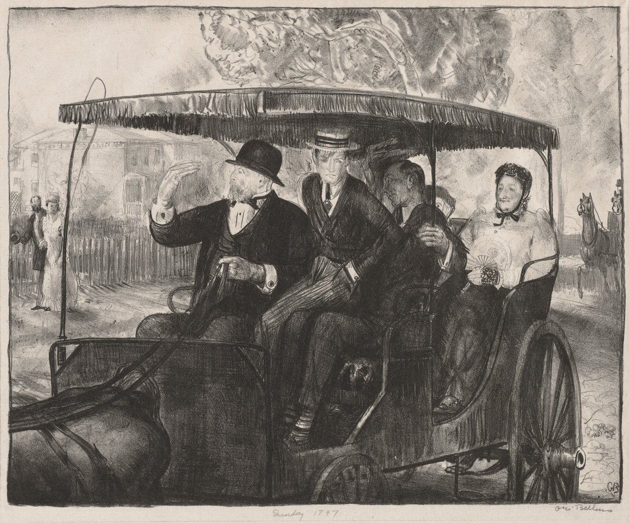 Niedziela 1897 r. autorstwa George Bellows